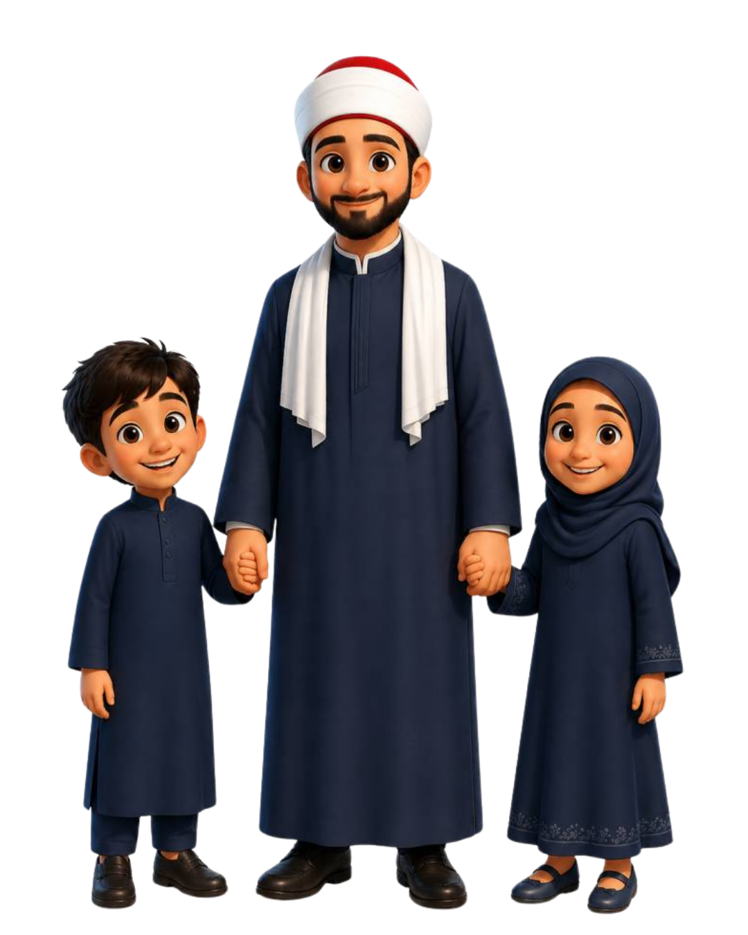 Sheikh Khalil with children